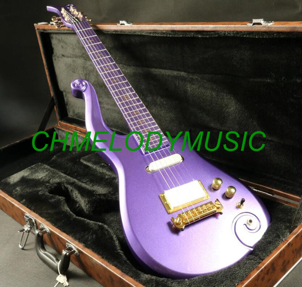 Chmelody Lzeal purple prince sh pickups quality set in neck electric guitar guitrra oem customized production factory