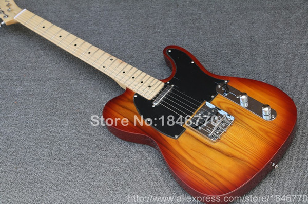 New arrival custom vintage sunburst TL electric guitar,High quality alder body guitar,free shipping