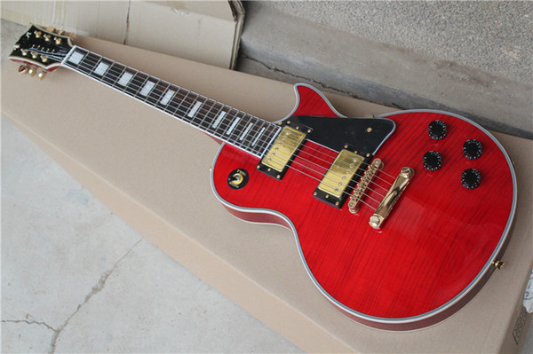 2017 new arriving at the red electric guitar, high quality guitar custom shop, free shipping!