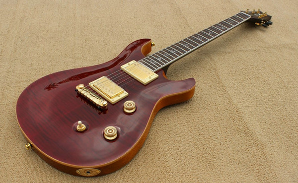 2015 New Arrival Electric Guitar China Guitar Free Shipping red color ,can be customised !