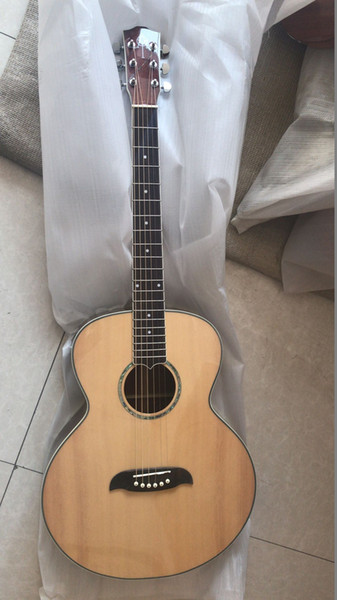 Wholesale New 42# YAIRI DY57 Acoustic Guitar Baritone Acoustic Guitar In Natural 180208