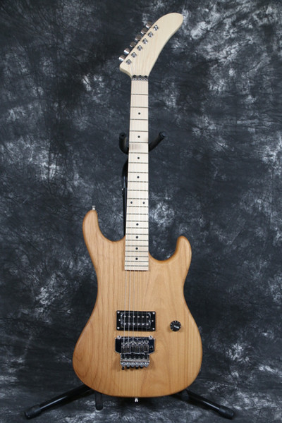 Free ShippingExport Factory quality Mahogany body unfinished kramer 5150 Electric guitar kit Guitarra all color Accept