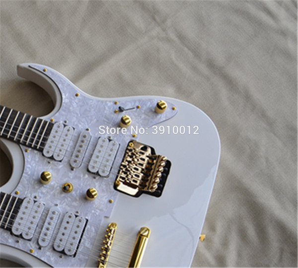 Wholesale double necks Electric Guitar 12string + 6 sring electric guitar in white