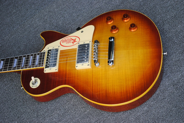 Free Shipping NEW 1959 R9 Flame maple electric guitar Standard lp 59 electric guitar in stock guitarra guitars