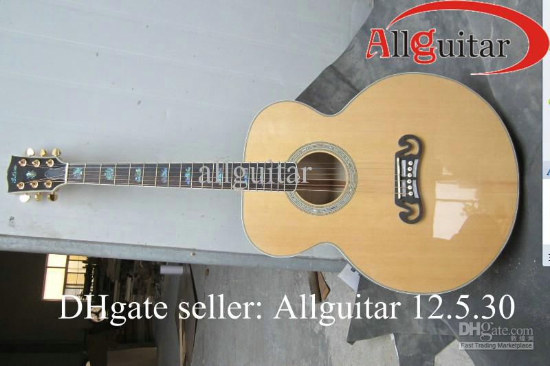 43'' Hand-made advanced Chinese Acoustic electric guitar solid maple & tiger maple