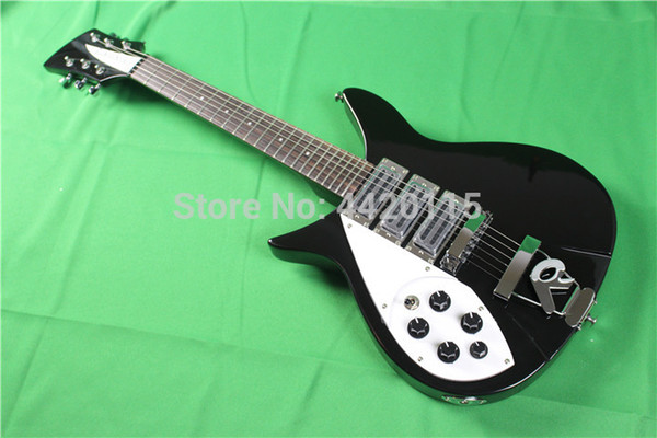 Left handed ricken 325 high quality electric guitar, R bridge. backer guitar.3 pickups left hand guitar free shipping