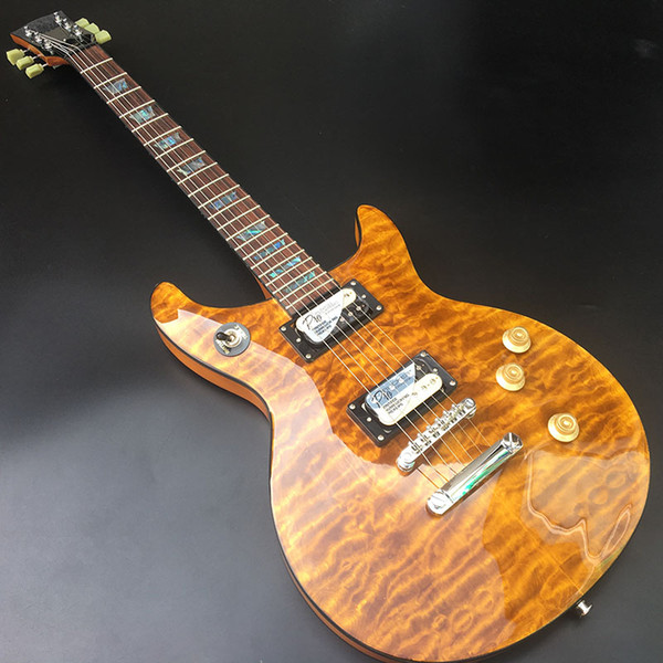 Imported pickup Electric guitar, Rosewood fingerboard with abalone inlay,Chrome Hardware,Imported pickup,free shipping!