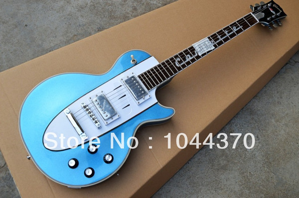 Custom Shop guitar 1960 Corvette guitar in light white blue in stock free ship