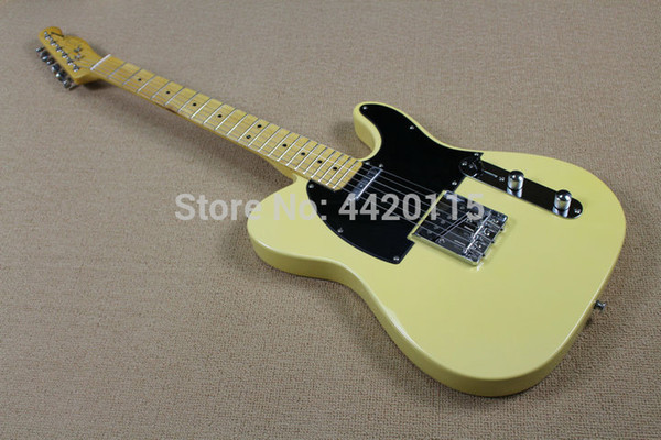 Gleeson Instrument.Hot sale Tele guitar.yellow color.chrome hardware,vintage bridge.maple fingerboard.classical 53 version.