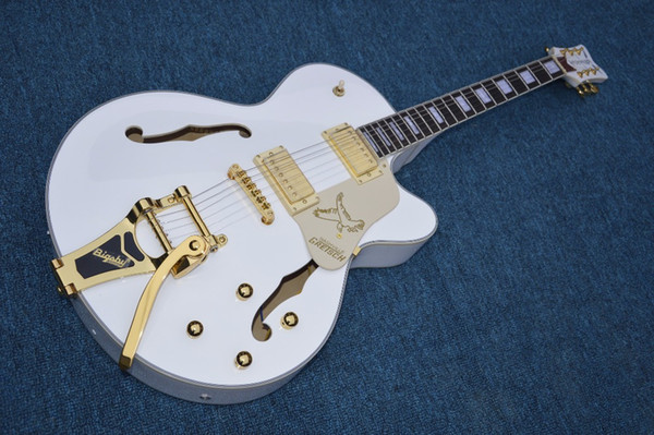 Factory Custom White Falcon 6120 Semi Hollow Body Jazz Electric Guitar jazz guitar