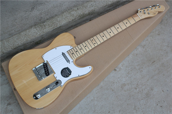 New arrival Tele electric guitar,The original color of wood ,high quality guitar custom shop, free shipping!