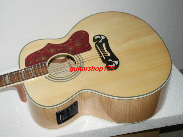 high-ranking Custom Shop Natural 200 Acoustic electric guitar with FSM High Cheap OEM Musical instruments