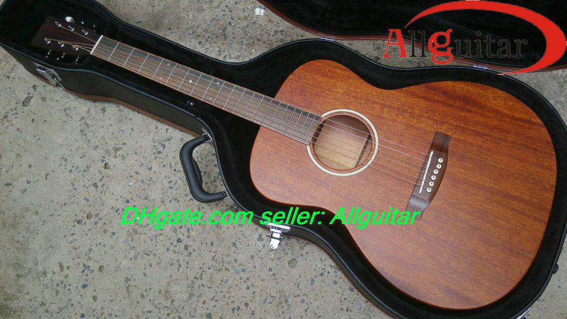 All Solid Guitar 15M Acoustic guitar Real Mahogany Top Back Sides Wood China Guitar