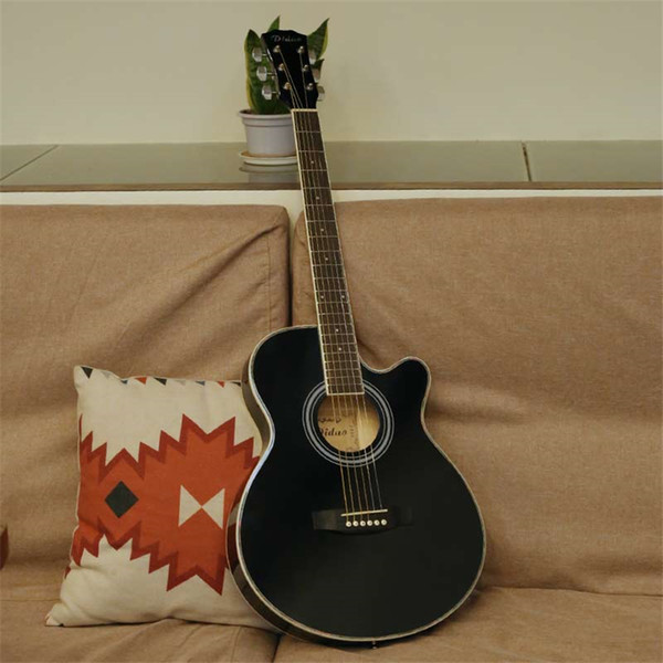 40'' Acoustic Guitar 20 Frets Rosewood Fingerboard Guitarra Musical Stringed Instruments 6 Strings Guitars With EQ