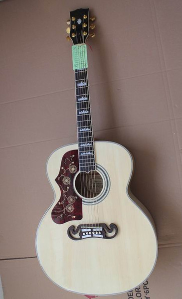 Wholesale Gibsonsj 200 Acoustic Guitar Made Of Solid Maple Fir Top Maple side and back in wooded 121218