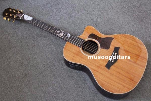 New brand acoustic custom guitar for all solid wood