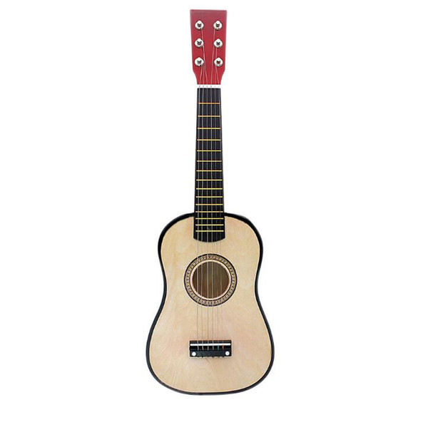 Wholesaler sells 23 inch guitar beginner child toy practice little guitar linden wood guitar