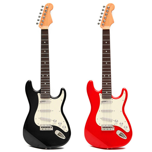 Best Price Children's Simulation Electric Guitar 6 strings For Kids Musical Toys Educational Games Music Guitar Gifts 66x22cm