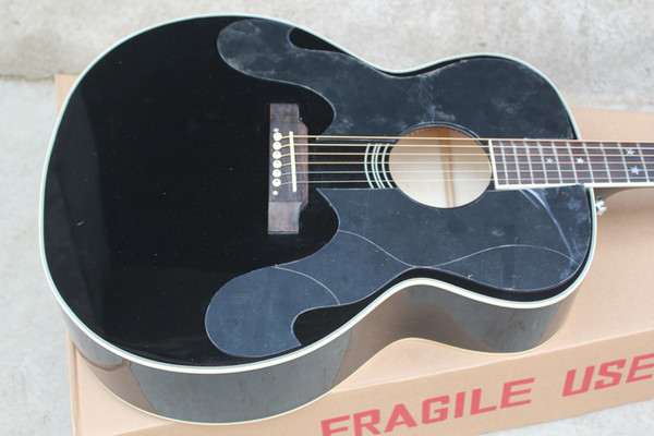 Factory outlet guitar Billie Joe Armstrong J180 acoustic guitar black jumbo Acoustic guitar 20 frets solid spruce