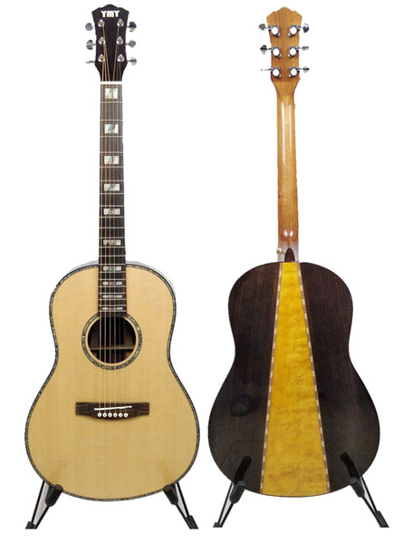 38 inch acoustic guitar handcraft custom abalony inlays body guitar natural wood solid spruce Chinese guitars factory outlet