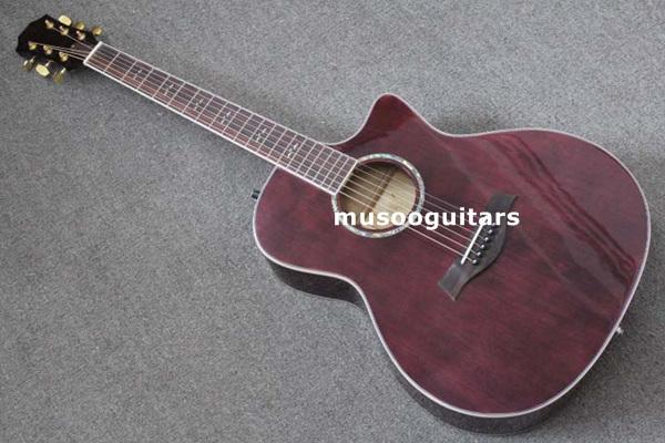 Musoo brand acoustic guitar spruce top with EQ