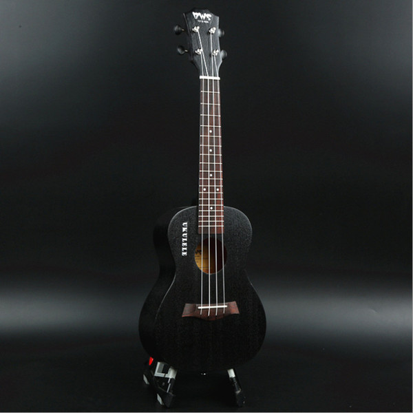 21 inch Soprano Ukulele Black Hawaiian Guitar Rosewood Fretboard 4 strings Mahogany Ukelele wholesale OEM