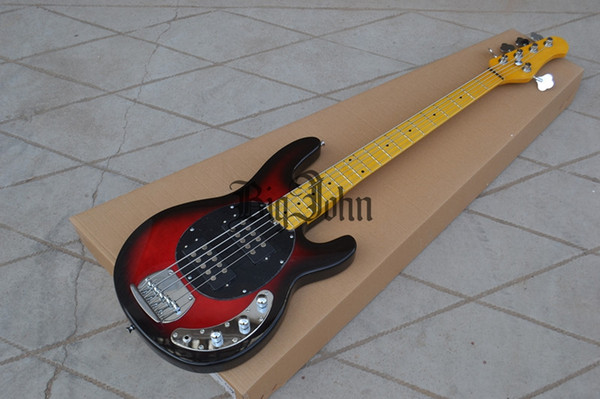 free shipping new Big John 5 strings electric bass guitar in sunburst with rosewood fingerboard F-3104