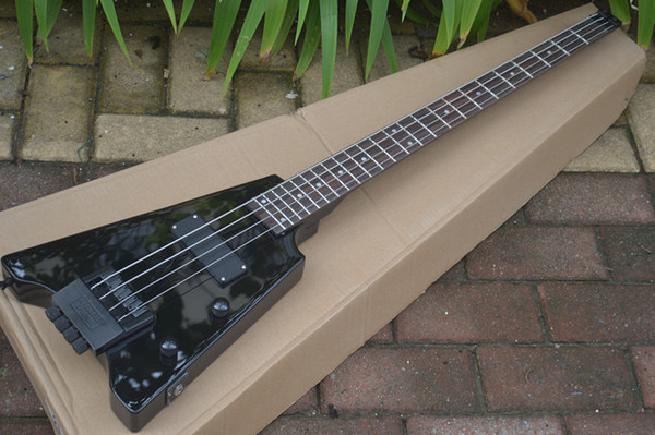 4 strings headless electric bass guitar in black rosewood fingerboard BJ-72