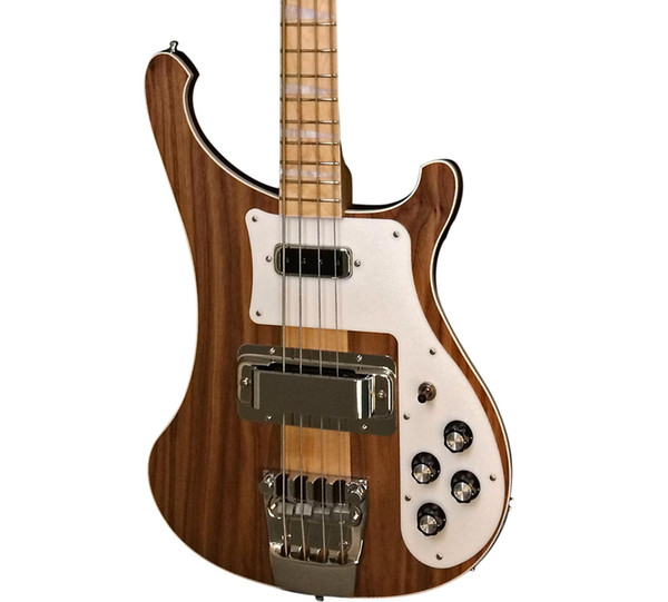 NEW Ric 4003W Natural Walnut Bass RARE TRANSLUCENT WALNUT vintage 4003 Electric Bass Guitar Neck Thru Body One PC Neck & Body