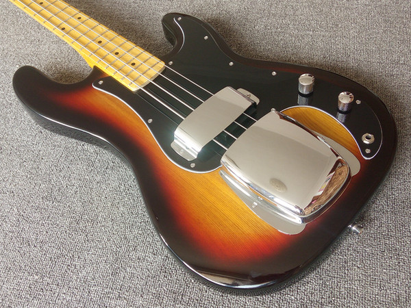 Top quality /3-Tobacco Sunburst/20 Frets/4 strings PB Bass/Bridge pickup protection steel shield/Maple neck/electric bass guitars/