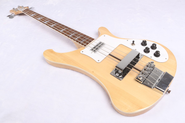 2017 Guitar 4003 Natural bass New one piece body candy yellow Electric bass Chinese Electric bass