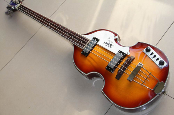 Wholesale New Arrival 4String Electric Bass Guitar Made of Mahogany In Sunburst 130101