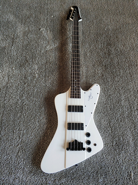 Factory direct Thunderbird white electric bass THUNDERBIRD, sewing machine band Gulin Naza