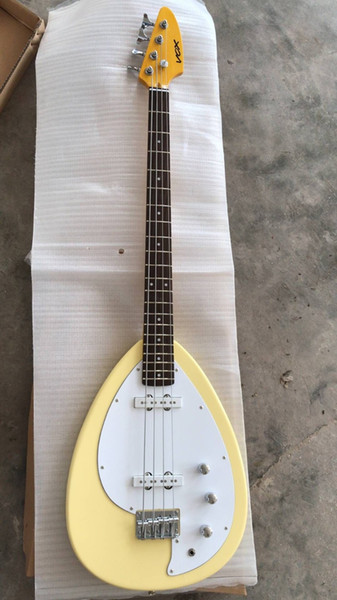 Wholesale New Arrival 4 String VOX Electric Bass Guitar TOP Quality In Cream 180801 In Stock