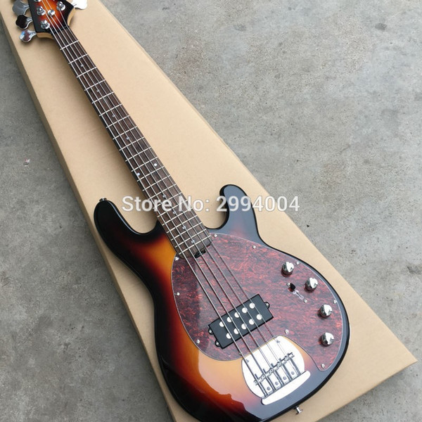 High quality 5 string electric bass, fade, amplifying circuit, factory wholesale, can be made in accordance with the requirement