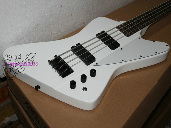 factory custom new Chinese Bass white 4 Strings Electric Bass free shipping