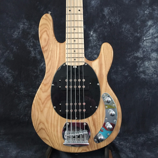 Free Shipping 2018 new + factory Classic 4-String Bass Guitar Natural Color Maple Skin Care Neck in stock