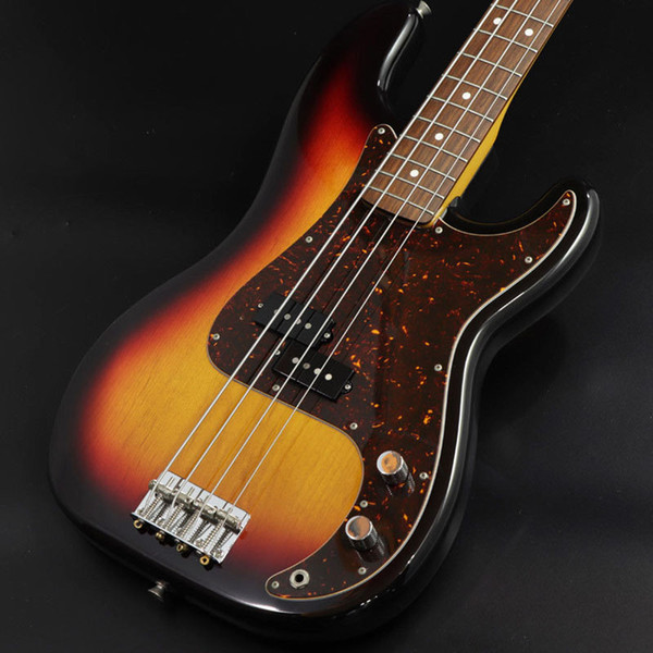 Top quality /3-Tobacco Sunburst/4 strings PB Bass/Elm body/Maple neck/Rosewood Fingerboard/electric bass guitars/