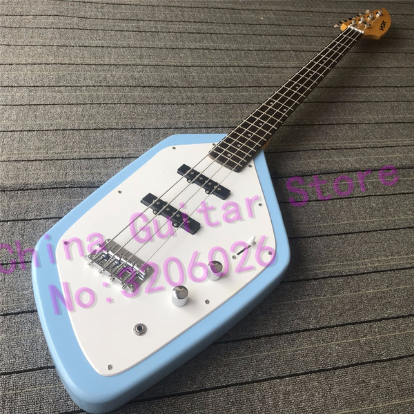 4 strings vox bass guiatr in light blue/free shpping