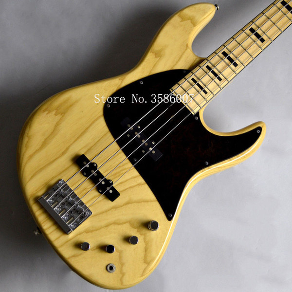 Top quality/NYC empire/4 strings emperor Bass/Transparent yellow/ASH body/Maple neck/Maple Fingerboard/electric bass guitars/