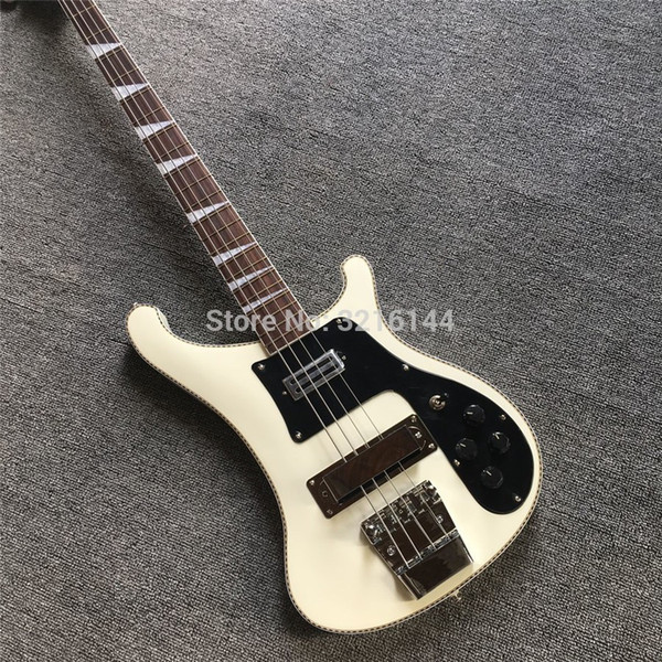 Custom milk yellow RICK Bess. 4 the electric bass. All colors can be, the factory wholesale