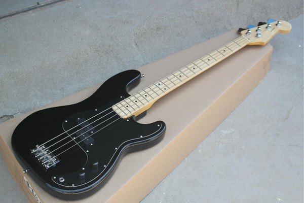 New 4 strings black precision bass guitar electric bass