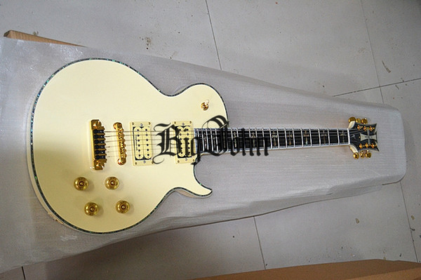 free shipping new Big John electric guitar with package edge in yellow made in China F-1842