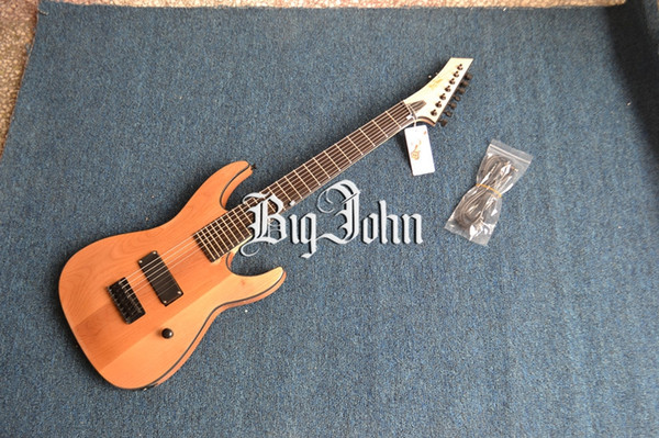 free shipping new Big John 7 strings electric guitar in natural color F-3357