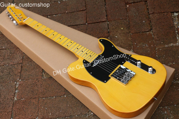 Custom shop 20th Anniversary Telecaster electric guitar,trans yellow aged guitar,free shipping