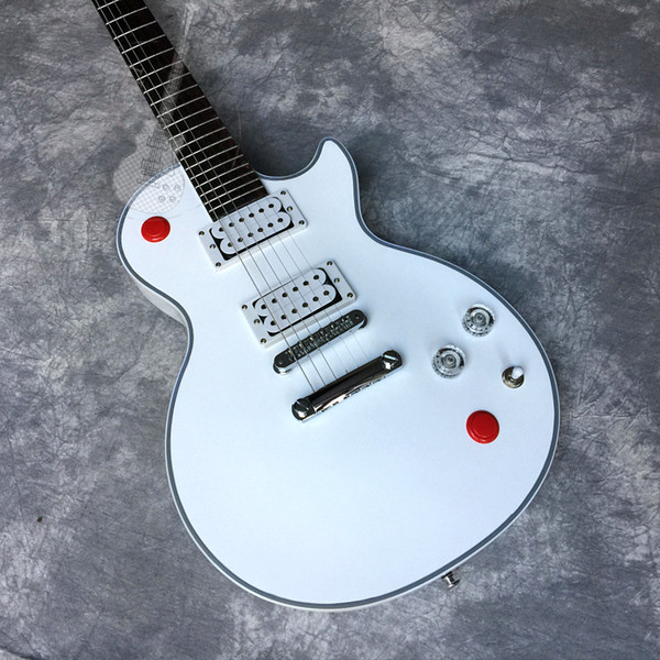 Free delivery, stock custom shop guitar, new hot selling electric guitar, 2 pickup trucks, broken keys electric guitar, classic bright white