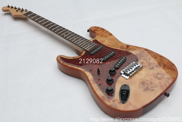 Chinese high quality custom guitar Top Quality Tree tumor Tremolo ST 6 strings left hand Electric guitar Chrome free shipping