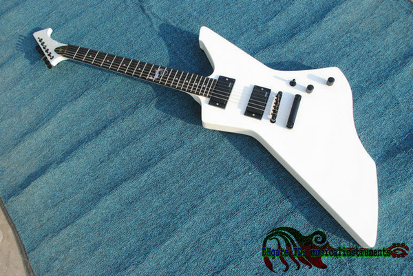 James Hetfield Snake byte in White Electric Guitar High Quality OEM From China