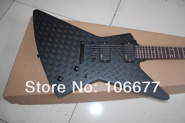 Free Shipping 2014 New Arrival Custom Explorer MX-250 II Black Matt Paint Special Figure Standard Electric Guitar Hot Guitar