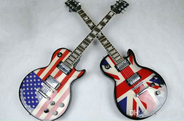 Hot!! style American flag electric guitar with American flag